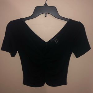 black crop top